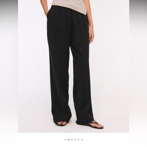 Abercrombie & Fitch Linen Blend Pull On Pant